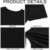 imageRuncati Mens Short Sleeve T Shirts Crew Neck Casual Summer Basic Shirt Lightweight Tee Tops with PocketBlack