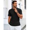 imageRuncati Mens Short Sleeve T Shirts Crew Neck Casual Summer Basic Shirt Lightweight Tee Tops with PocketBlack