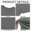 imageRuncati Mens Short Sleeve T Shirts Crew Neck Casual Summer Basic Shirt Lightweight Tee Tops with PocketDark Gray