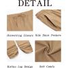 imageRuncati Mens Kaftan Thobe Pants Cotton Casual Elastic Waist Drawstring Muslim Trousers Summer Yoga Kurta Pants with PocketsLight Khaki