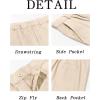 imageRuncati Mens Linen Cotton Casual Pants Elastic Waist Drawstring Lightweight Pants Loose Fit Summer Beach Yoga TrousersBeige