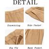 imageRuncati Mens Linen Cotton Casual Pants Elastic Waist Drawstring Lightweight Pants Loose Fit Summer Beach Yoga TrousersKhaki