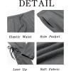 imageRuncati Mens Medieval Ankle Banded Pants Renaissance Viking Pirate Navigator Pants Lace Up Cotton Halloween TrousersDark Grey