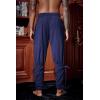imageRuncati Mens Medieval Ankle Pants Renaissance Viking Pirate Lace Up Tapered Halloween Linen Costume TrousersNavy