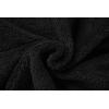 imageRuncati Mens Fuzzy Sherpa Jacket Cardigan Fleece Long Sleeve Full Zip Open Front Thermal Coat Fall Winter OutwearBlack