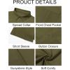 imageRuncati Mens Cuban Guayabera Shirts Button Down Short Sleeve Shirt Casual Mexican Summer Beach Wedding Tops with PocketArmy Green