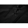 imageMens Medieval Pirate Shirt Steampunk Retro Renaissance Viking Long Sleeve Lace Up Mercenary Halloween Scottish TopsY Black