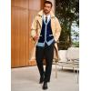 imageRuncati Mens Cardigan Sweater Long Sleeve V Neck Cardigan Casul Button Down Knitted Sweaters with PocketsNavy