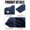 imageRuncati Mens Crewneck Sweaters Casual Knit Lightweight Dress Sweater Long Sleeve Slim Fit Fall Winter PulloverNavy