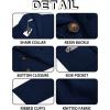 imageRuncati Mens Shawl Collar Cardigan Sweater Button Down Ribbed Knit Sweaters Chunky Casual Cardigan with PocketsNavy