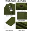imageRuncati Mens Shawl Collar Cardigan Sweater Button Down Textured Knit Sweaters Casual Chunky Cardigan with PocketsArmy Green