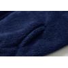 imageRuncati Mens Fuzzy Sherpa Jacket Cardigan Fleece Long Sleeve Full Zip Open Front Thermal Coat Fall Winter OutwearNavy