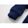 imageRuncati Mens Fuzzy Sherpa Jacket Cardigan Fleece Long Sleeve Full Zip Open Front Thermal Coat Fall Winter OutwearNavy