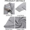 imageRuncati Mens Quarter Zip Pullover Sweater Lightweight Mock Neck Slim Fit Pullover Knit Casual Polo SweatersLight Grey