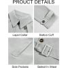 imageRuncati Mens Trench Coat Double Breasted Belted Windbreaker Jackets Lapel Lightweight Long Jacket Casual OvercoatLight Grey