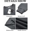 imageRuncati Mens Crewneck Sweatshirts Quilted Diamond Textured Pullover Long Sleeve Casual Fashion SweatshirtDark Grey