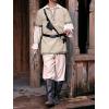 imageRuncati Mens Medieval Costume Halloween Renaissance Tunic Viking Knight Pirate Warrior LARP ShirtsBeige