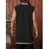 imageRuncati Mens Medieval Costume Pirate Renaissance Sleeveless Tunic Knight Viking Halloween LARP ShirtsBlack
