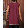 imageRuncati Mens Medieval Costume Pirate Renaissance Sleeveless Tunic Knight Viking Halloween LARP ShirtsBurgundy