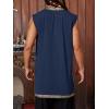 imageRuncati Mens Medieval Costume Pirate Renaissance Sleeveless Tunic Knight Viking Halloween LARP ShirtsNavy