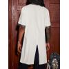 imageRuncati Mens Medieval Pirate Costume Tunic Renaissance Knight Warrior Viking LARP Halloween TopsAbeige