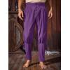 imageRuncati Mens Medieval Pirate Pants Renaissance Ankle Banded Viking Ren Faire Pants Lace Up Halloween Costume TrousersPurple