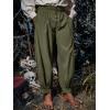 imageRuncati Mens Medieval Pirate Pants Renaissance Viking Knicker Colonial Halloween Cotton Gothic Costume TrousersArmy Green
