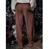 imageRuncati Mens Medieval Pirate Pants Renaissance Viking Knicker Colonial Halloween Cotton Gothic Costume TrousersBrown
