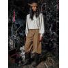 imageRuncati Mens Medieval Pirate Pants Renaissance Viking Knicker Colonial Halloween Cotton Gothic Costume TrousersKhaki
