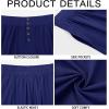 imageRuncati Mens Medieval Pirate Pants Renaissance Viking Knicker Colonial Halloween Cotton Gothic Costume TrousersNavy