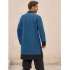 imageRuncati Mens Medieval Pirate Shirt Renaissance Viking Knight Warrior Tunic Tops Lace Up LARP Halloween CostumeLake Blue