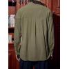 imageRuncati Mens Medieval Pirate Shirt Steampunk Viking Renaissance Long Sleeve Lace Up Scottish Halloween Costume TopsArmy Green