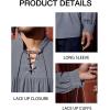 imageRuncati Mens Medieval Pirate Shirt Steampunk Viking Renaissance Long Sleeve Lace Up Scottish Halloween Costume TopsGray