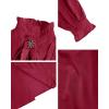 imageRuncati Mens Pirate Medieval Shirts Ruffle Steampunk Victorian Cosplay Costume Gothic Renaissance Shirt Viking TopsRed