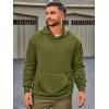 imageRuncati Mens Pullover Hoodies Long Sleeve Casual Lightweight Fashion Hooded Sweatshirt with Kanga PocketsArmy Green