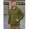 imageRuncati Mens Pullover Hoodies Long Sleeve Casual Lightweight Fashion Hooded Sweatshirt with Kanga PocketsArmy Green