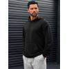 imageRuncati Mens Pullover Hoodies Long Sleeve Casual Lightweight Fashion Hooded Sweatshirt with Kanga PocketsBlack