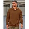 imageRuncati Mens Pullover Hoodies Long Sleeve Casual Lightweight Fashion Hooded Sweatshirt with Kanga PocketsBrown