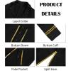 imageRuncati Mens Steampunk Victorian Jacket Gothic Tailcoat Costume Vintage Tuxedo Viking Renaissance Pirate Halloween CoatsBlackx