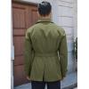 imageRuncati Mens Trench Coat Double Breasted Notched Lapel Jacket Casual Belted Windbreaker OvercoatArmy Green