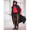 imageRuncati Mens Medieval Pirate Pants Renaissance Viking Navigator Colonial Cotton Halloween Costume Harem PantsBrown