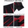 imageRuncati Mens Medieval Pirate Pants Renaissance Viking Navigator Colonial Cotton Halloween Costume Harem PantsRed