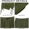 imageRuncati Mens Medieval Pirate Shorts Renaissance Colonial Viking Lace Up Halloween Costume PantsArmy Green
