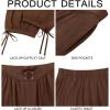 imageRuncati Mens Medieval Pirate Shorts Renaissance Colonial Viking Lace Up Halloween Costume PantsBrown