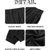 imageRuncati Mens Medieval Pirate Shorts Renaissance Viking Colonial Linen Halloween Costume PantsBlack