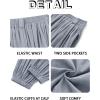 imageRuncati Mens Medieval Pirate Shorts Renaissance Viking Colonial Linen Halloween Costume PantsGray