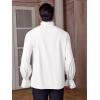 imageRuncati Mens Ruffle Pirate Shirts Lace Medieval Renaissance Vampire Poet Shirt Gothic Steampunk Victorian CostumeWhite