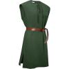 imageRuncati Mens Pirate Costume Tunic Renaissance Medieval Knight Warrior Sleeveless Lace Up Shirts Viking LARP Halloween TabardDark Green