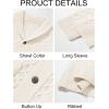 imageRuncati Mens Shawl Collar Cardigan Sweater Cable Knitted Button Down Sweaters Chunky Fall Winter OutwearBeige