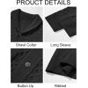 imageRuncati Mens Shawl Collar Cardigan Sweater Cable Knitted Button Down Sweaters Chunky Fall Winter OutwearBlack